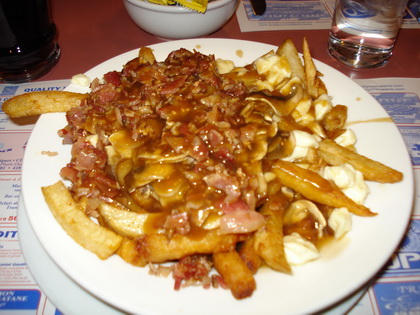 Poutine champignon bacon - Caf� aux D�lices (Matane) - MaPoutine.ca