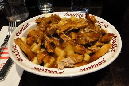 The Poutine avec porc effiloch� - Les Trois Gar�ons (Qu�bec) - MaPoutine.ca