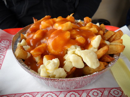 Grosse poutine sauce b.b.q. - Le P